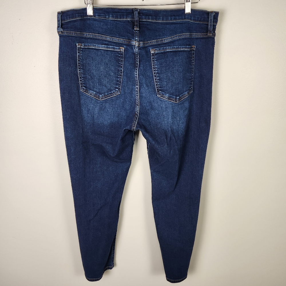 EUC Banana Republic Dark‎ Wash Skinny Leg Slim Fit Jeans Size 31/18 #0568 - Picture 9 of 15